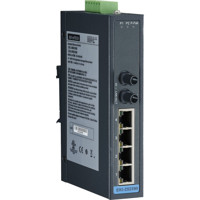 EKI-2525MI-ST Unverwalteter Ethernet Switch mit 1x Multimode ST und 4x Fast Ethernet Ports von Advantech Side