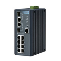 EKI-7710G-2C Managed Ethernet Switch mit 8 Gigabit und 2 Gigabit Copper/SFP Ports von Advantech