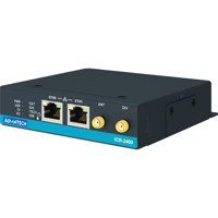 ICR-2432 Entry-Level 4G Router mit LTE Cat.4 von Advantech seitlich