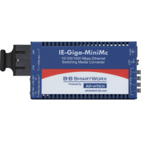 IMC-370I-SST-PS Gigabit Miniatur Medienkonverter mit einem Single-Strand SC (1310T/1550R) Port von Advantech von oben