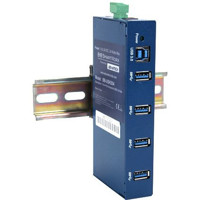 USH204-B 4-Port USB 3.2 Hub mit bis zu 5 Gbps von Advantech montiert