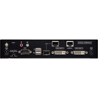 RCMDVI40AT IP-basierter DVI-I Dual Display RCM Transmitter mit einem RJ45 Remote-Port von ATEN von hinten