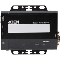 SN3001 1-Port RS-232 Secure Device Server mit einem Fast Ethernet RJ45 Anschluss von ATEN von oben