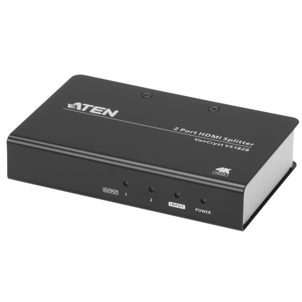 VS182B True 4k (4:4:4) HDMI Grafik-Splitter von Aten mit  2 Ausgängen.