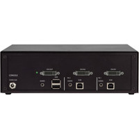 KVS4-1002D sicherer 2-Port Single-Head DVI-I KVM Switch Anschlüsse