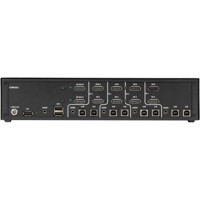 SS4P-DH-DP-UCAC Secure 4-Port DisplayPort Dual Head KVM Switch mit CAC Ports und NIAP 3.0 Zertifizierung von Black Box Back
