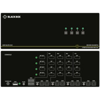 SS4P-QH-DP-UCAC Sicherer KVM Schalter mit Quadhead, 4K DisplayPort, NIAP 3.0 und EDID von Black Box