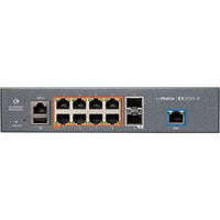 EX2010-P Managed Layer 2/Layer 3 cnMatrix Switch mit 8x Gigabit Ethernet RJ45 PoE und 2x SFP Ports von Cambium Networks Front