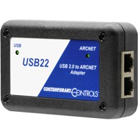 Der USB22-TB5 von Contemporary Controls ist ein USB zu ARCnet Adapter.