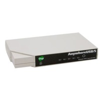 AnywhereUSB/5M von Digi ist ein Netzwerk USB Hub mit 5 Ports und Multi-Host Verbindungen.