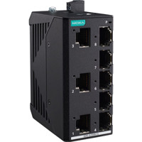 EDS-G2008-EL Serie 8-Port Gigabit Ethernet Switches mit IP40 Metallgehäusen von Moxa