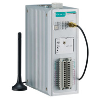 ioLogik 2512-HSPA Smart HSPA Remote I/O System von Moxa mit 8 DIs und 8 DIOs.