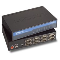 Der UPort 1650-8 von Moxa ist ein USB zu Seriell Konverter mit 8 Ports.