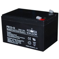 PS12-12 von Power Kingdom ist eine 12V Batterie mit 5 Jahren Lebensdauer und 12AH.