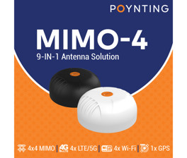 MIMO-4 - 4x4 MIMO mit bis zu 9-in-1-Antennentechnologie