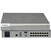 DLX-116 von Raritan ist ein KVM over IP-Switch für 1 Remotebenutzer, 1 lokalen Benutzer auf 16 Serverports.