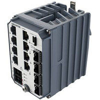 Lynx 5512 F4G-T8G-LV industrieller Gigabit Ethernet Switch mit 8x RJ45 und 4x SFP Ports von Westermo Side