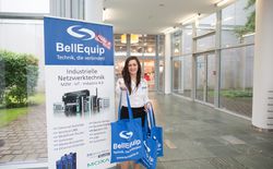 Die BellEquip Einkaufstasche kann mit industrieller Netzwerktechnik für M2M, IoT und Industrie 4.0 gefüllt werden.