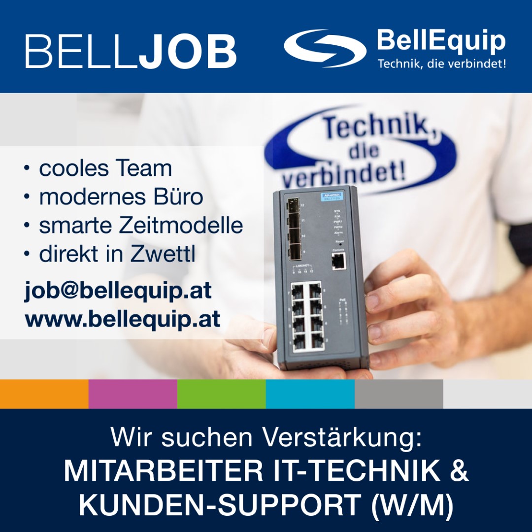 BellJOB Mitarbeiter IT-Technik & Kunden-Support (w/m)