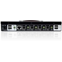 Der Adder CCS4USB von Adder ist ein KVM Switch für RJ-45 und USB mit RS232 Steuerung und Free Flow.