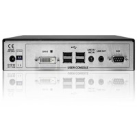 AdderLink Infinity 1002 von Adder ist ein DVI-D, USB, Audio, RS232 KVM Extender über CATx oder LWL.