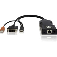 ADDERLink Infinity 101T DVI ZeroU IP KVM Dongle Transmitter mit 1x DVI und 2x USB 2.0 Typ A Anschlüssen von Adder