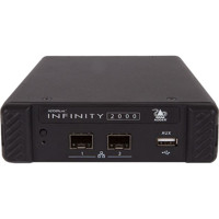ALIF2122T KVM over IP Transmitter mit 2x DisplayPort und 2x SFP Anschlüssen von Adder Front