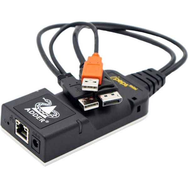 ADDERLink ipeps mini DP ZeroU DisplayPort KVM over IP Lösung von Adder