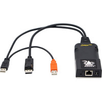ADDERLink ipeps mini DP ZeroU DisplayPort KVM over IP Lösung von Adder Ein-Ausgänge