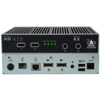 ADDERLink XD612 Single- oder Dual-Head DisplayPort 1.2 KVMA Extender von Adder Receiver vorne und hinten