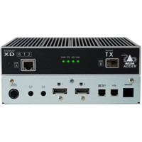 ADDERLink XD612 Single- oder Dual-Head DisplayPort 1.2 KVMA Extender von Adder Transmittter vorne und hinten