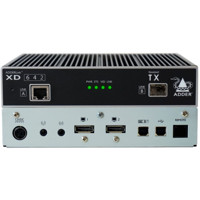 ADDERLink XD642 Dual-Head DisplayPort 1.2 KVM Extender für Auflösungen bis 4K60 von Adder Transmitter vorne und hinten