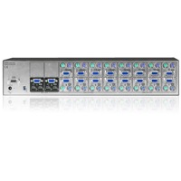 AdderView Matrix MP ist ein 8 oder 16 Ports VGA, USB und PS/2 KVM-Switch für 2 Konsolen.