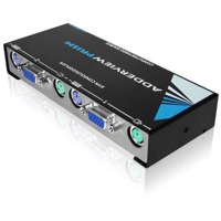 AdderView Prism von Adder ist ein Rewerse KVM-Switch für 2/4 Konsolen auf 1 Rechner.