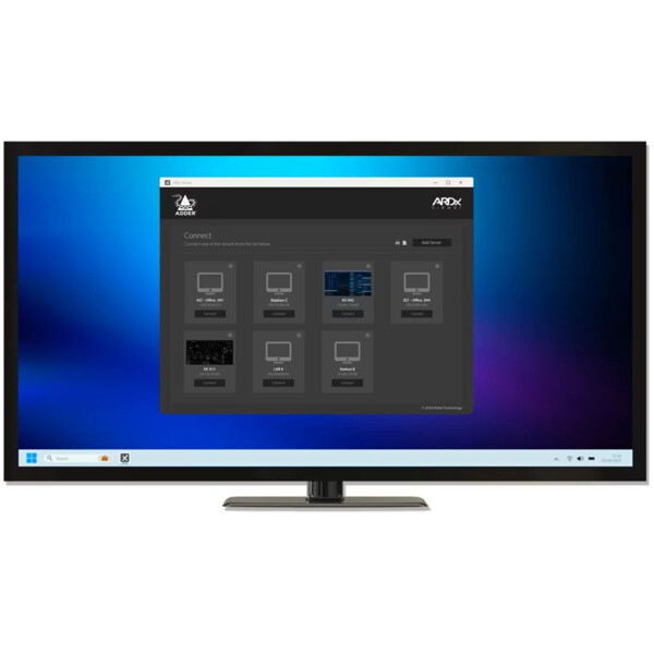 ARDx Viewer Software-Client Anwendung von Adder auf einem Windows PC