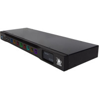 AVS4128 AdderView Secure Flexi-Switch für das Schalten von bis zu 8 Geräten von Adder seitlich