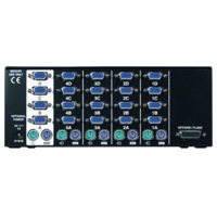 SmartView MultiScreen VGA KVM-Switch von Adder für 4 Bildschirme auf 4 Rechner.