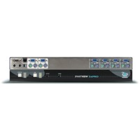 SmartView 2X4 PRO von Adder ist ein KVM-Switch mit VGA und PS/2 Ports für 2 Benutzer auf 4 Rechner.