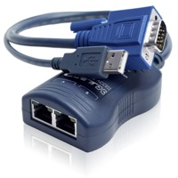 CATX-USB-DA von Adder ist ein Dual Computeranschluss Modul über CATx.