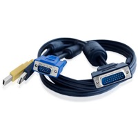 VSCD6 von Adder ist ein 1,8m 26HDM auf VGA & Dual USB Kabel.