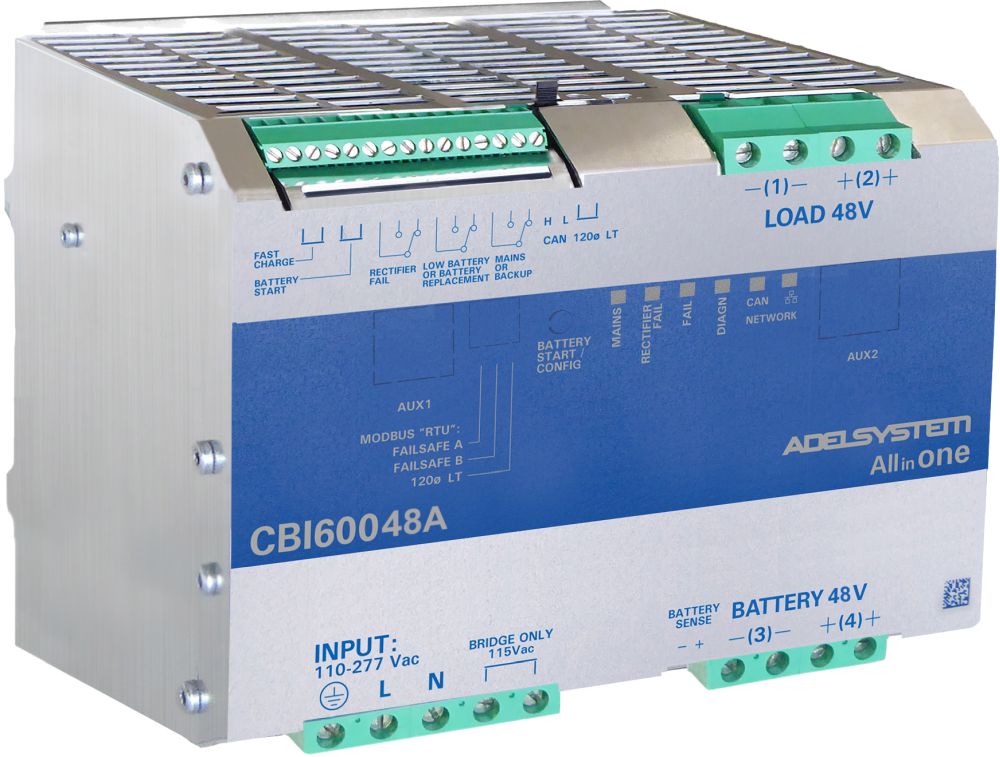 CBI60048A All in One DC-USV mit 48 VDC Ausgangsspannung von Adel system