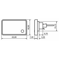 DPY353 Pocket Controller Multifunktionsdisplay von ADEL system Zeichnung