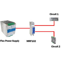Funktionsweise der MRF102 ADEL System intelligenten elektronischen Sicherung f&uuml;r 12 und 24 VDC USV Anlagen 