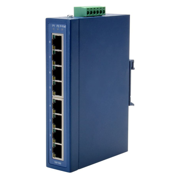 SE208 Industrie Switch mit 8 Ports für industrielle Umgebungen von Advantech B+B SmartWorx.