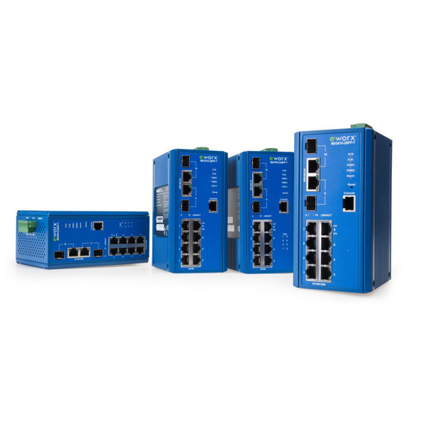 eWorx SE500 Monitored und Managed Ethernet Switches von Advantech B+B SmartWorx.