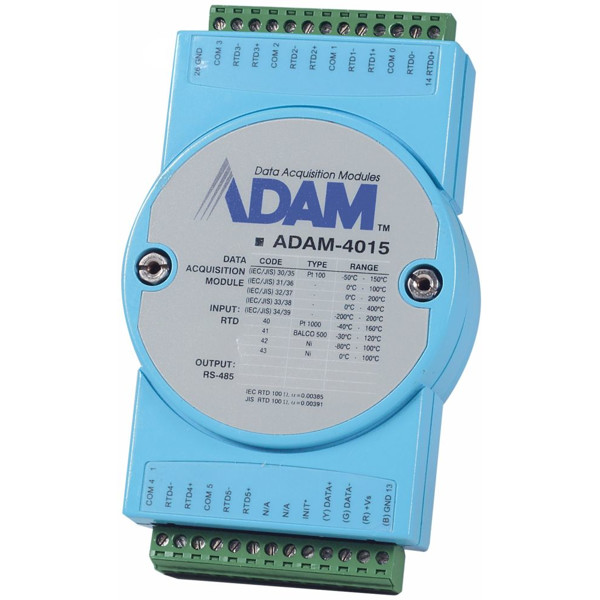 ADAM-4015 RS485 Remote I/O Modul mit 6x RTD Eingangskanälen von Advantech