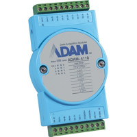 ADAM-4118 Robustes 16-Bit Remote I/O RS485 Modul mit 8x Thermoelement Eingängen von Advantech Side