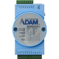 ADAM-6018+ IoT Ethernet I/O Modul mit 8x Thermoelement Eingängen von Advantech Front