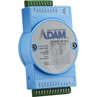 ADAM-6018+ IoT Ethernet I/O Modul mit 8x Thermoelement Eingängen von Advantech seitlich