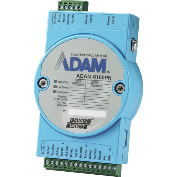 ADAM-6160PN isoliertes 6-Kanal PROFINET Relais Modul von Advnatech